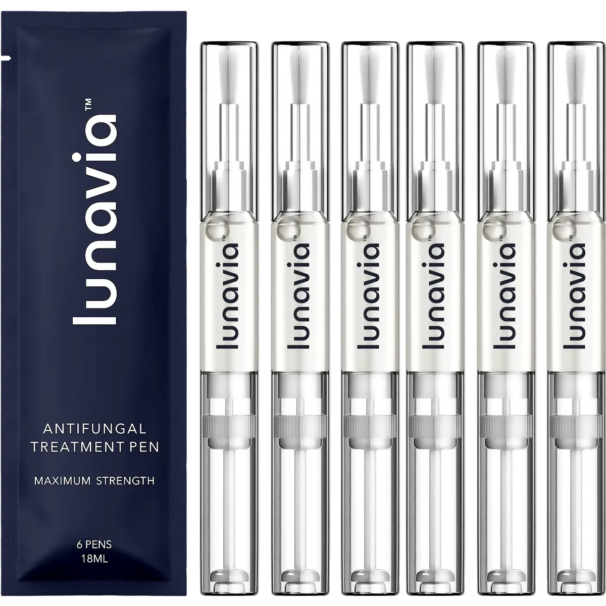 Lunavia Antifungal Pen – Cures Most Athlete’s Foot, Jock Itch, and Ringworm - 25% Undecylenic Acid with added Tea Tree, Jojoba, Clove Bud Oils & Aloe- 1-Pack Twist Pen(3ML Volume)